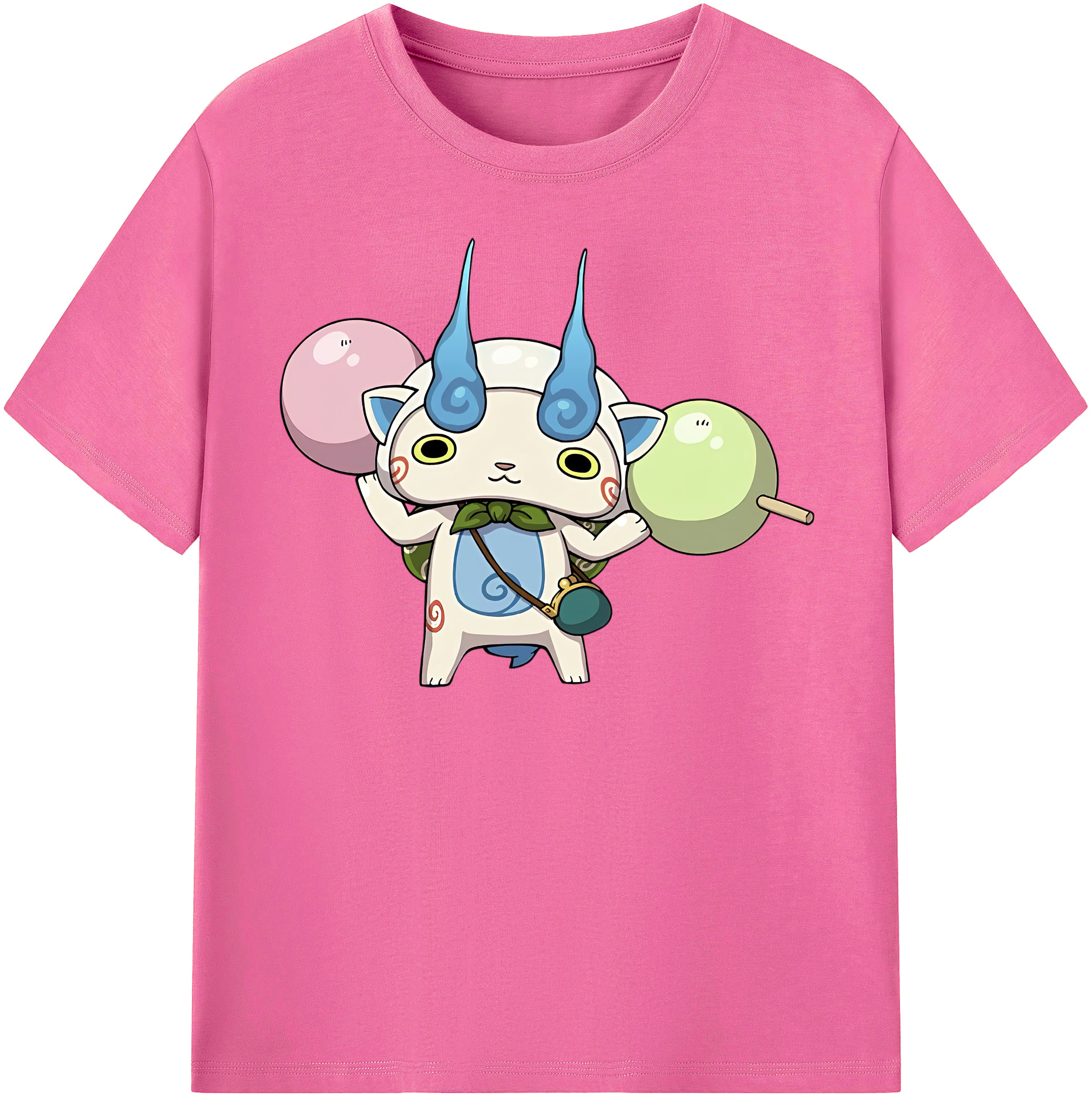 （画像用） 妖怪ウォッチ Yo-kai Watch レディースカジュアルプリントTシャツ（綿100％）